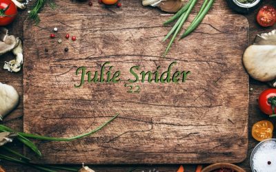 Julie Snider:  First Blog